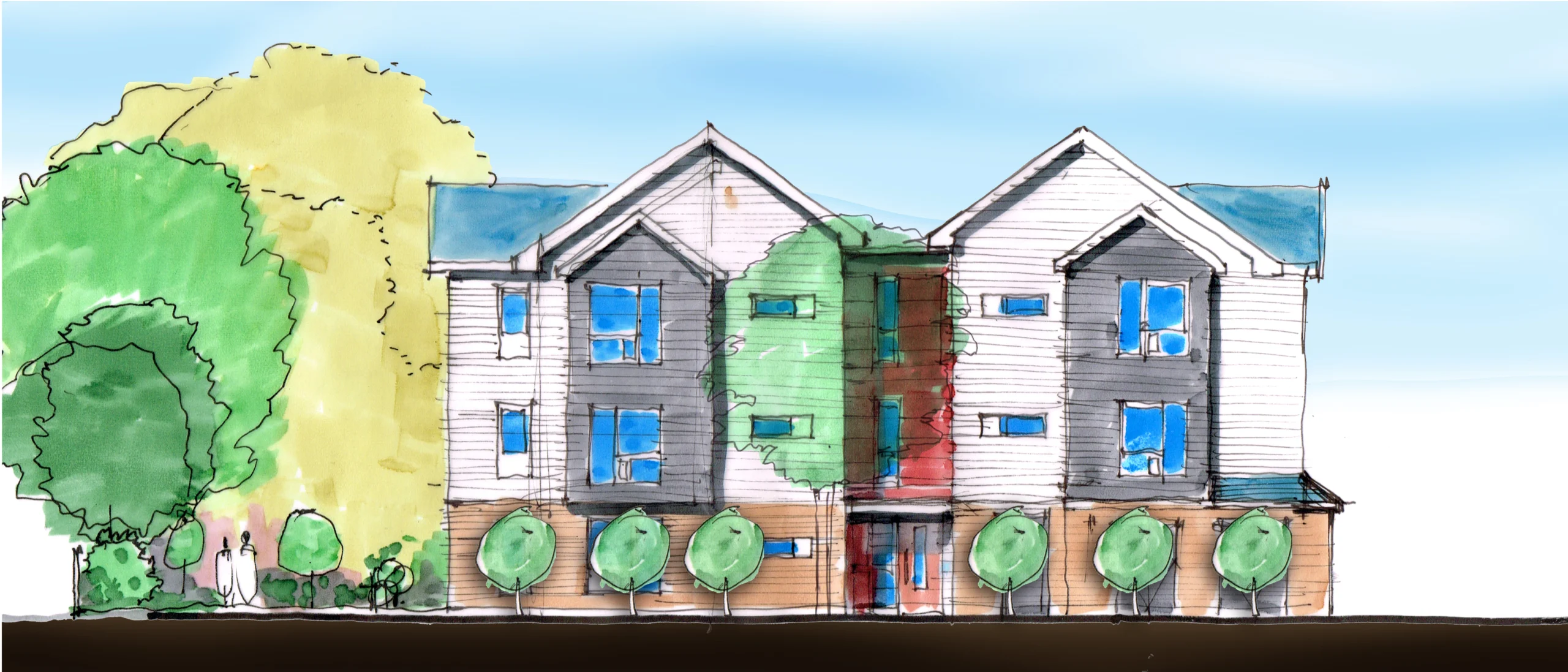 Affordable Housing, Architecture and Masterplanning, Havant, Hampshire (2)