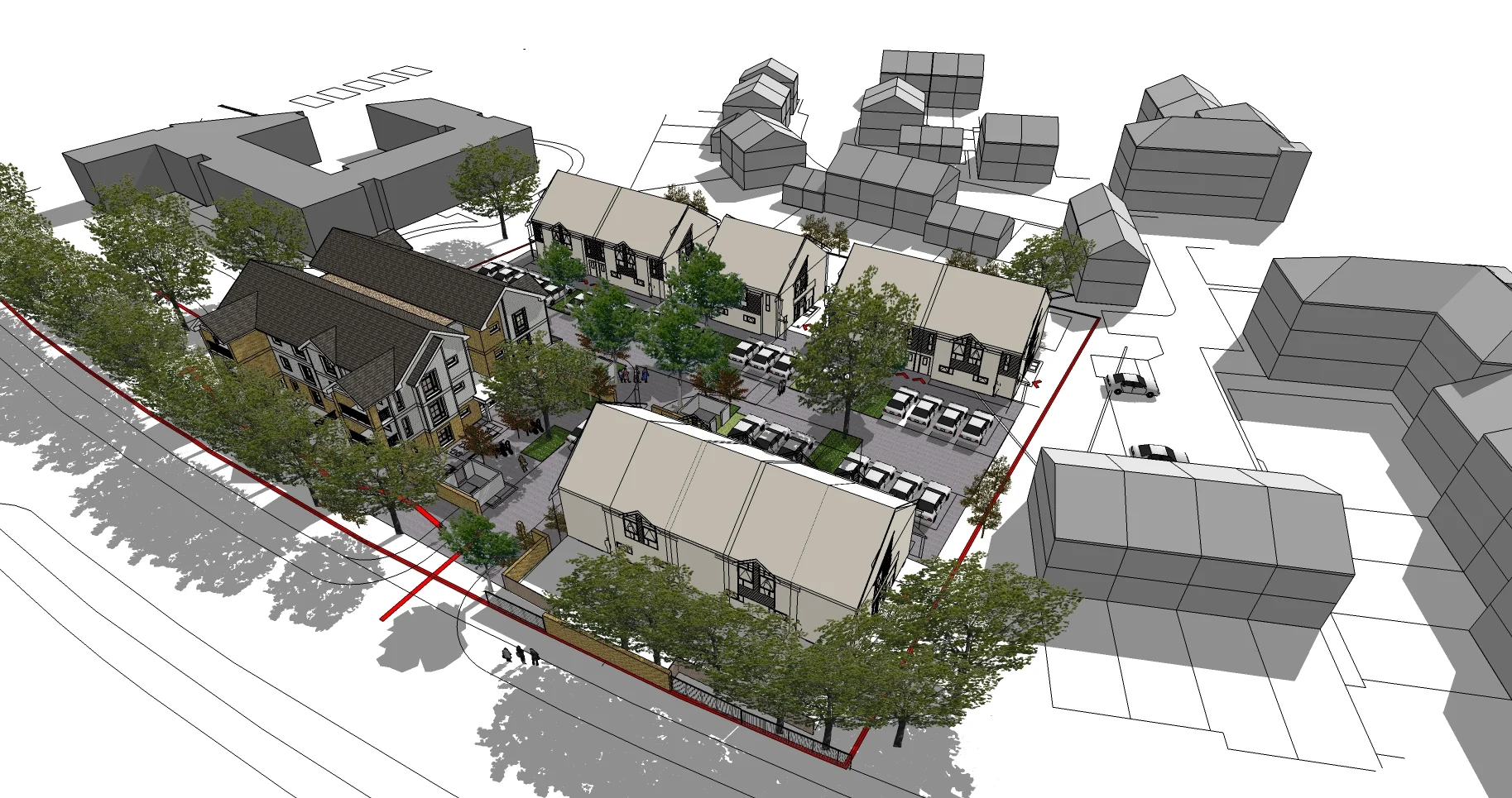 Affordable Housing, Architecture and Masterplanning, Havant, Hampshire (3)