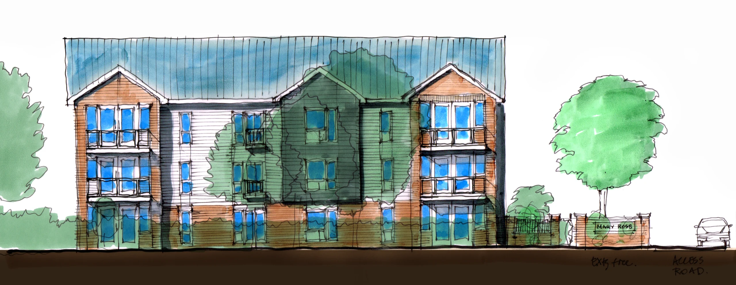 Mary Rose Affordable Housing, Guinness, Havant, Hampshire (4)