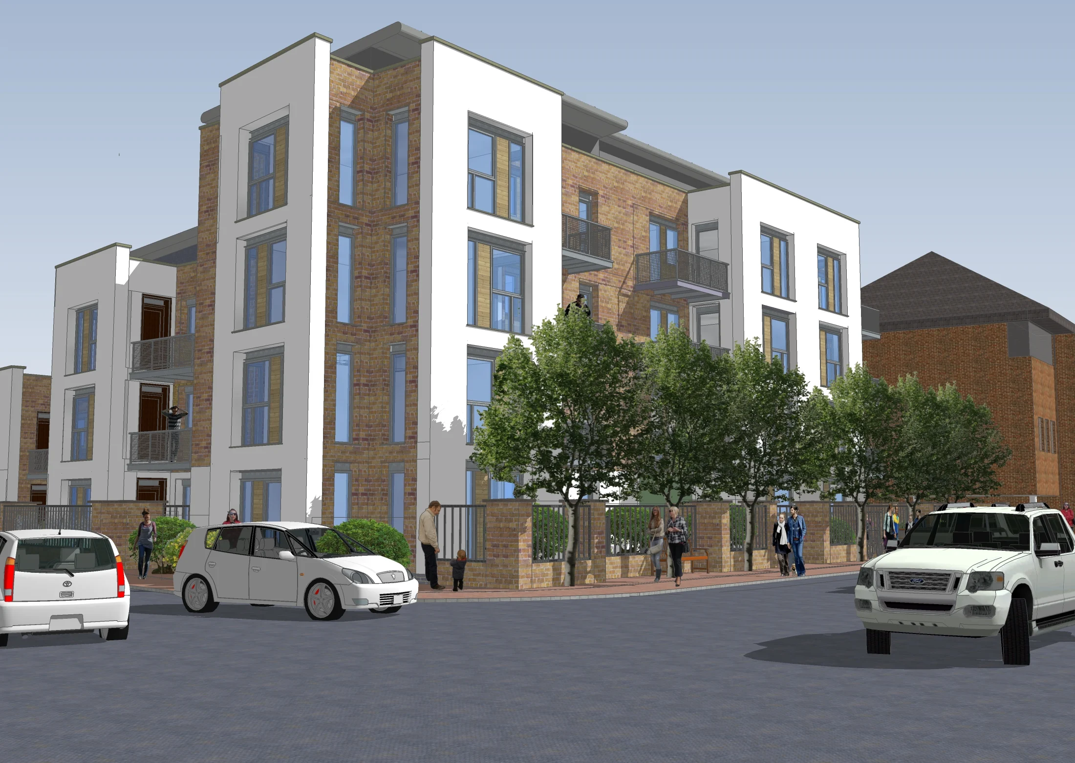 The Railway, Affordable Housing, Radian, Cosham, Hampshire (1)