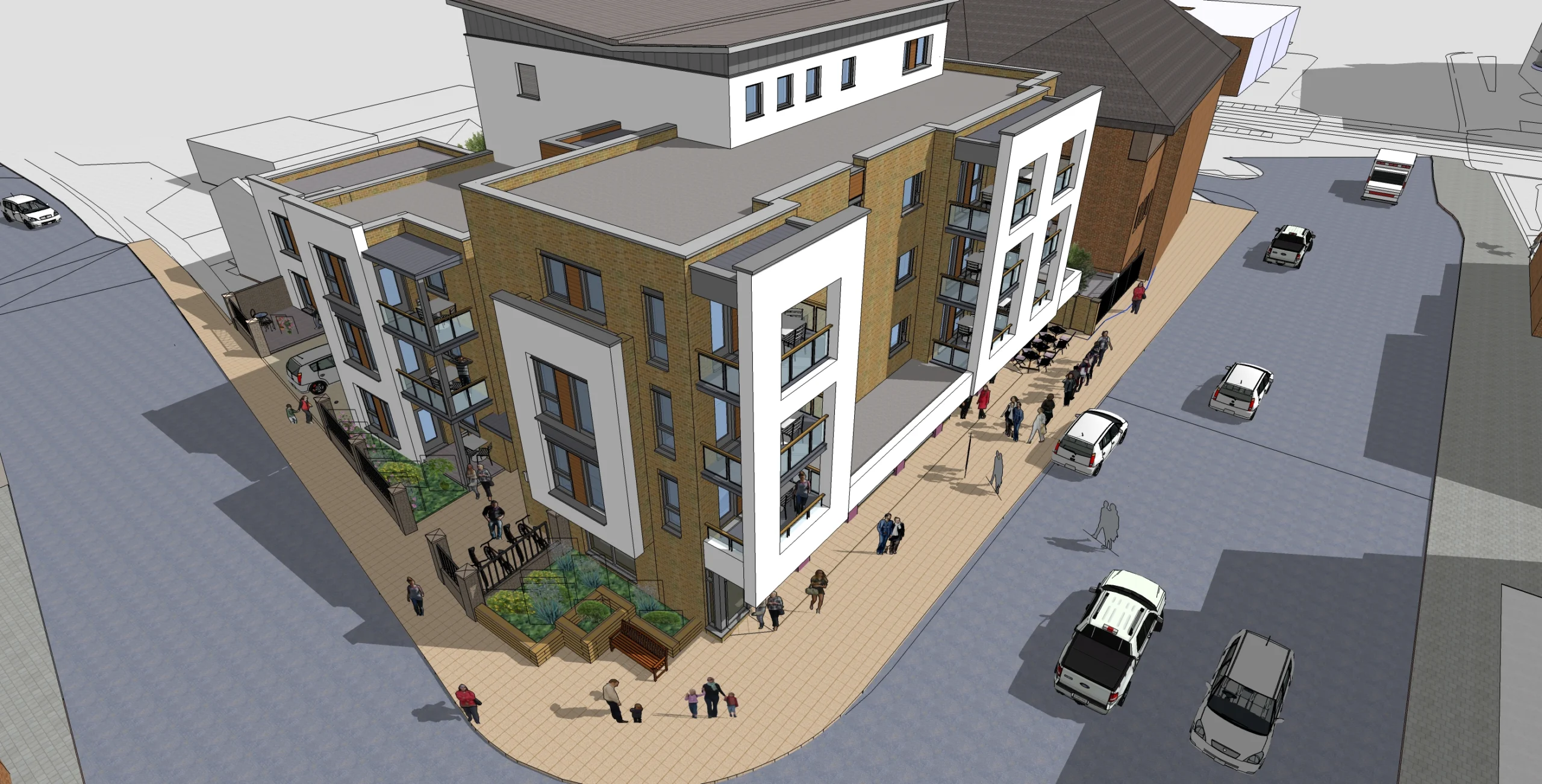 The Railway, Affordable Housing, Radian, Cosham, Hampshire (5)