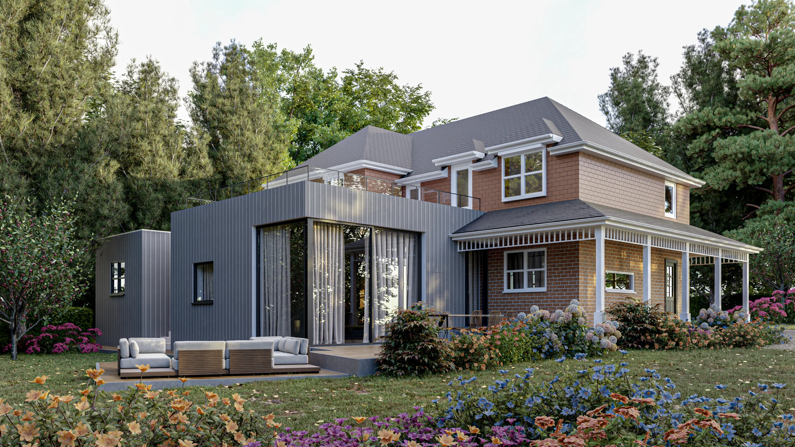 Wickham luxury renovation 3D view 2